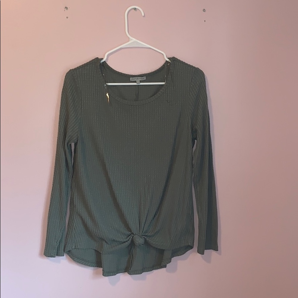 Earth Green Knot Sweater